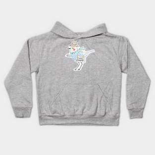 Coastal Grandmother Gull Kids Hoodie